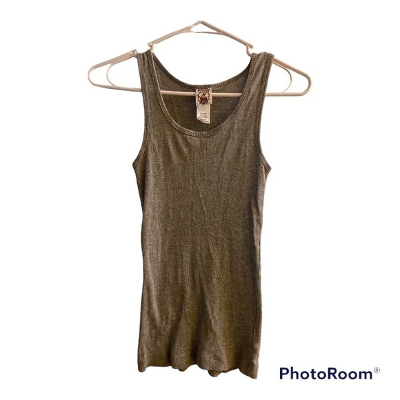 3 for $15 💜 POSH By A+A2 Womens Size Medium Gray Ribbed Sleeveless Tank Top - Picture 1 of 4